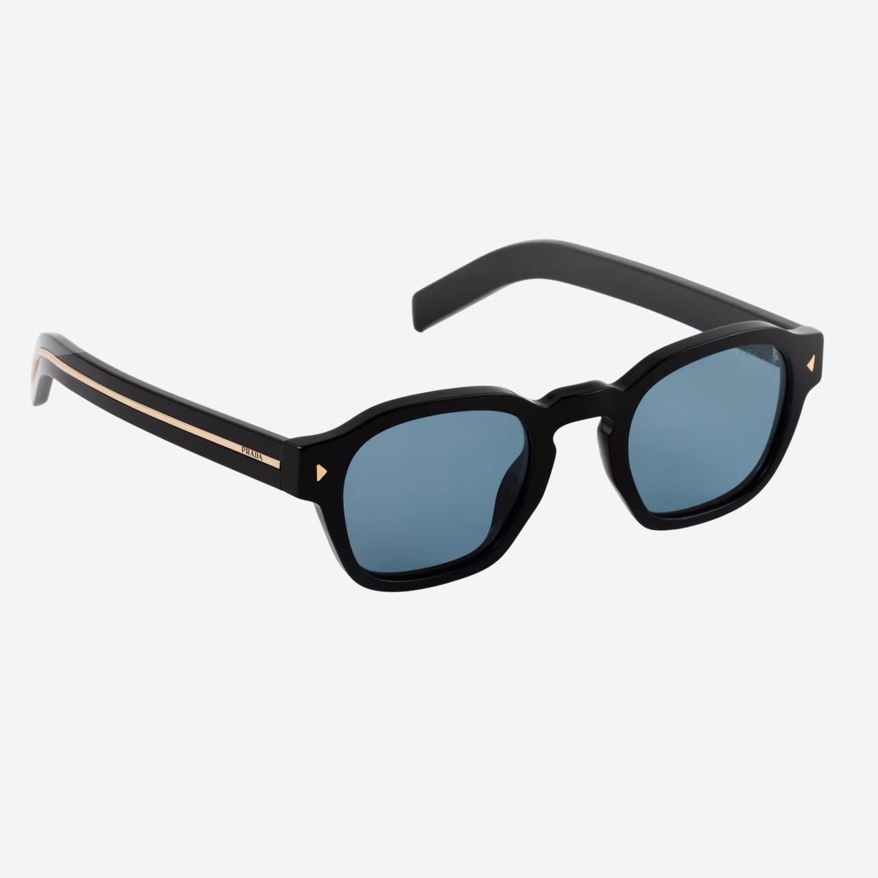 Sunglasses with the iconic metal plaque – Black